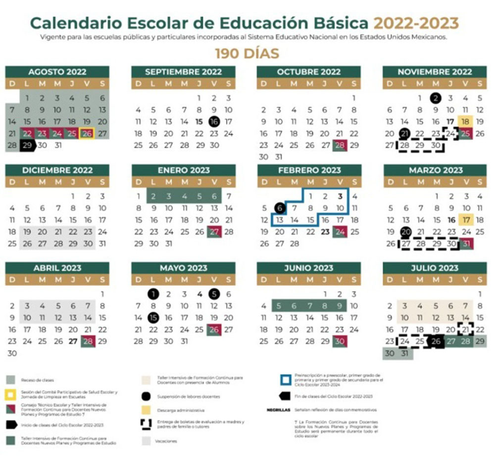 Cuáles Son Los Puentes Y Días Festivos De 2023 De La Sep Diario Gráfico 8612